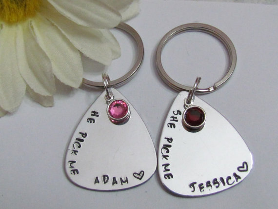 His And Her Pick Me Keychains - Couples Gifts