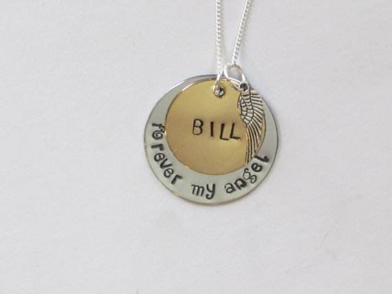 Forever My Angel - Memory Necklace - Heaven - Hand Stamped Jewelry