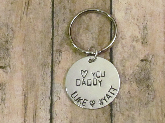 Dad Key Chain Heart You Daddy - Personalized